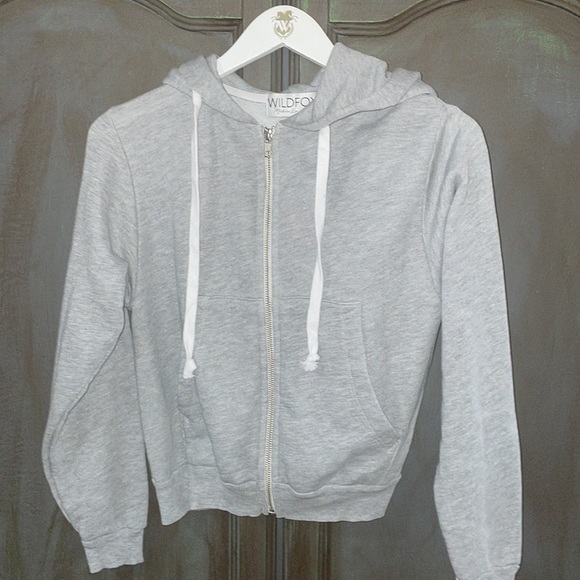 WILDFOX 💋🦊 Bridesmaid Regan gray NWT Hoodie only - Picture 4 of 15